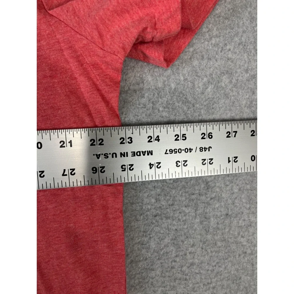 Polo Ralph Lauren Shirt Men M Salmon Classic Fit Short Sleeve V Neck‎ Oversized